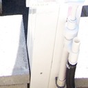 Cuebox under concrete block ballast